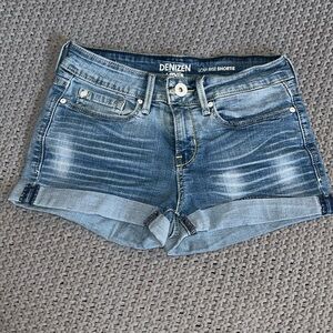 Denizen jean shorts, size 3, color light blue.